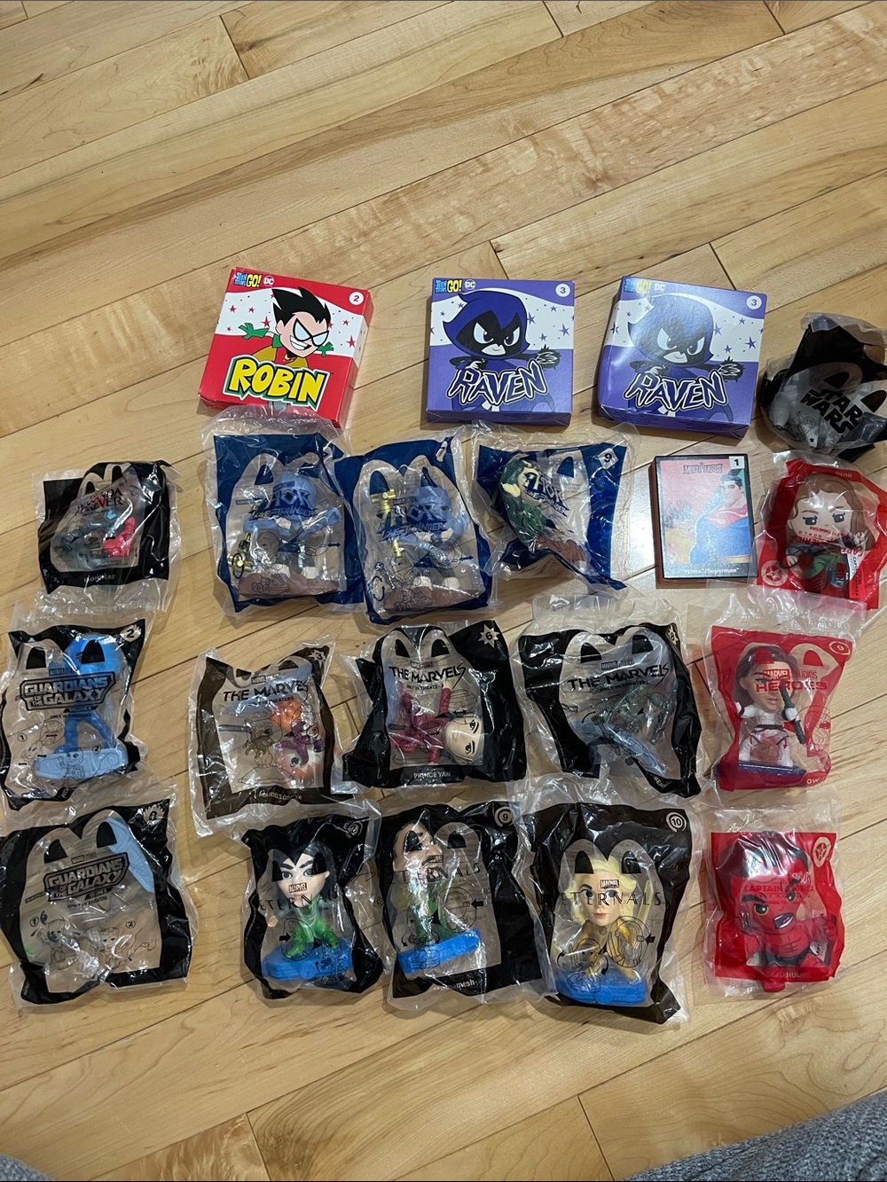 McDonald's Happy Meal Toy Lot - Mixed With Guardian’s, Marvels, Thor, Eternals